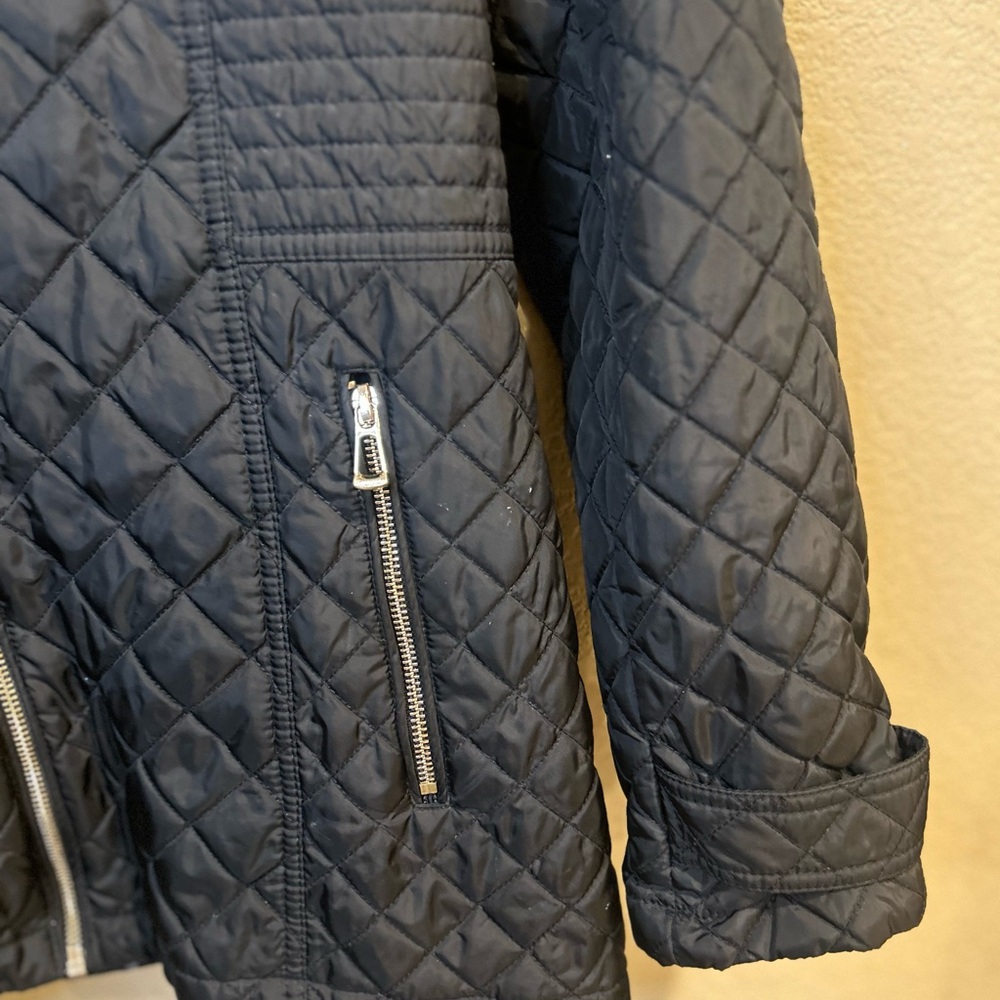 Calvin Klein Black Quilted Women’s Jacket Size S - Picture 3 of 8